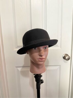 H&M Black Felt Bowler Hat